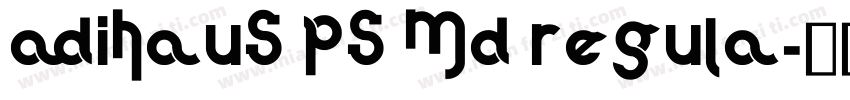 AdiHaus PS Md Regula字体转换